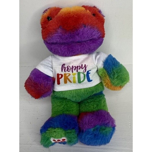 Peluche Build-A-Bear Buddies Rana Arcobaleno "Hoppy Pride" Mini Small - Foto 7 di 7