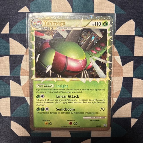 Yanmega PRIME 98/102 Triumphant Ultra Rare Holo EN Stage 1 110 NM