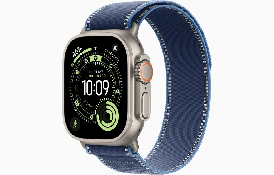 Correa para Apple Watch Genérica 49mm Ultra Ultra2 Ultra 3 Trail Loop. Azul brillante. M/L Foto 3 de 3