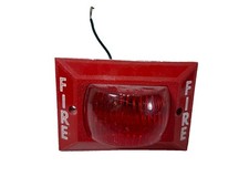 Space Age Electronics V33 Fire Alarm Light Red (TESTED and WORKING)