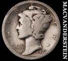 1920 Silver Mercury Dime - Scarce  Better Date  No Reserve  #K3038