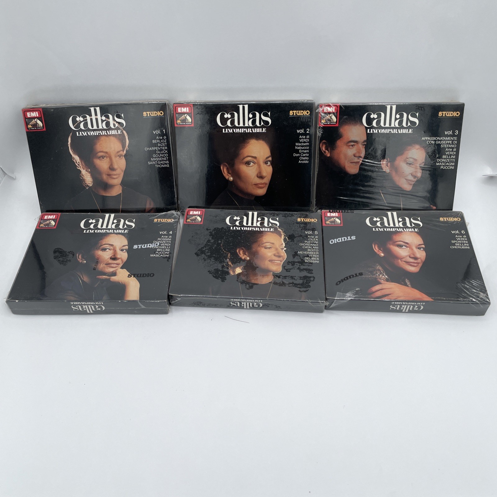 Brand new CD box set MARIA CALLAS linconparable vol 1,2,3,4,5,6 studio complete