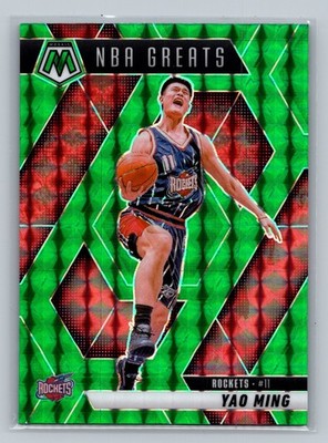 2023-24 Panini Mosaic #294 Yao Ming Green
