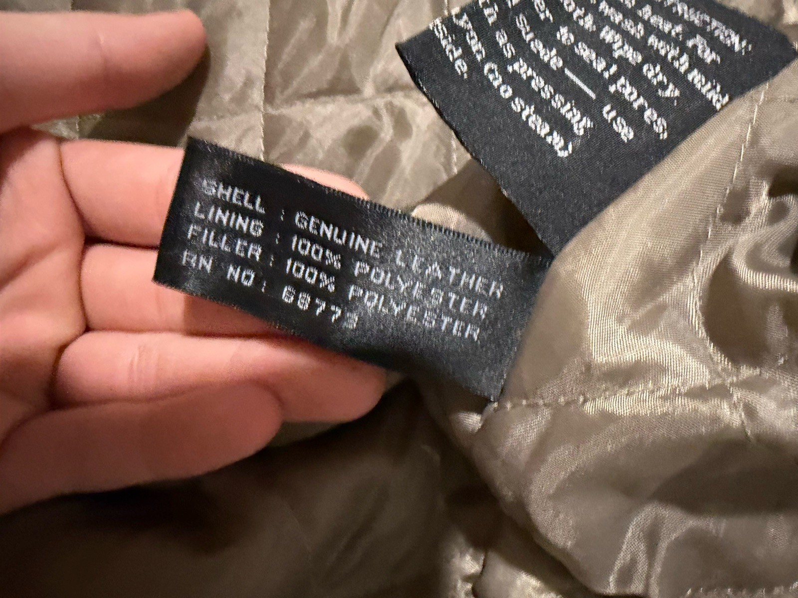 Vintage Cougar Leather Black Men's 2X Jacket thumbnail 6