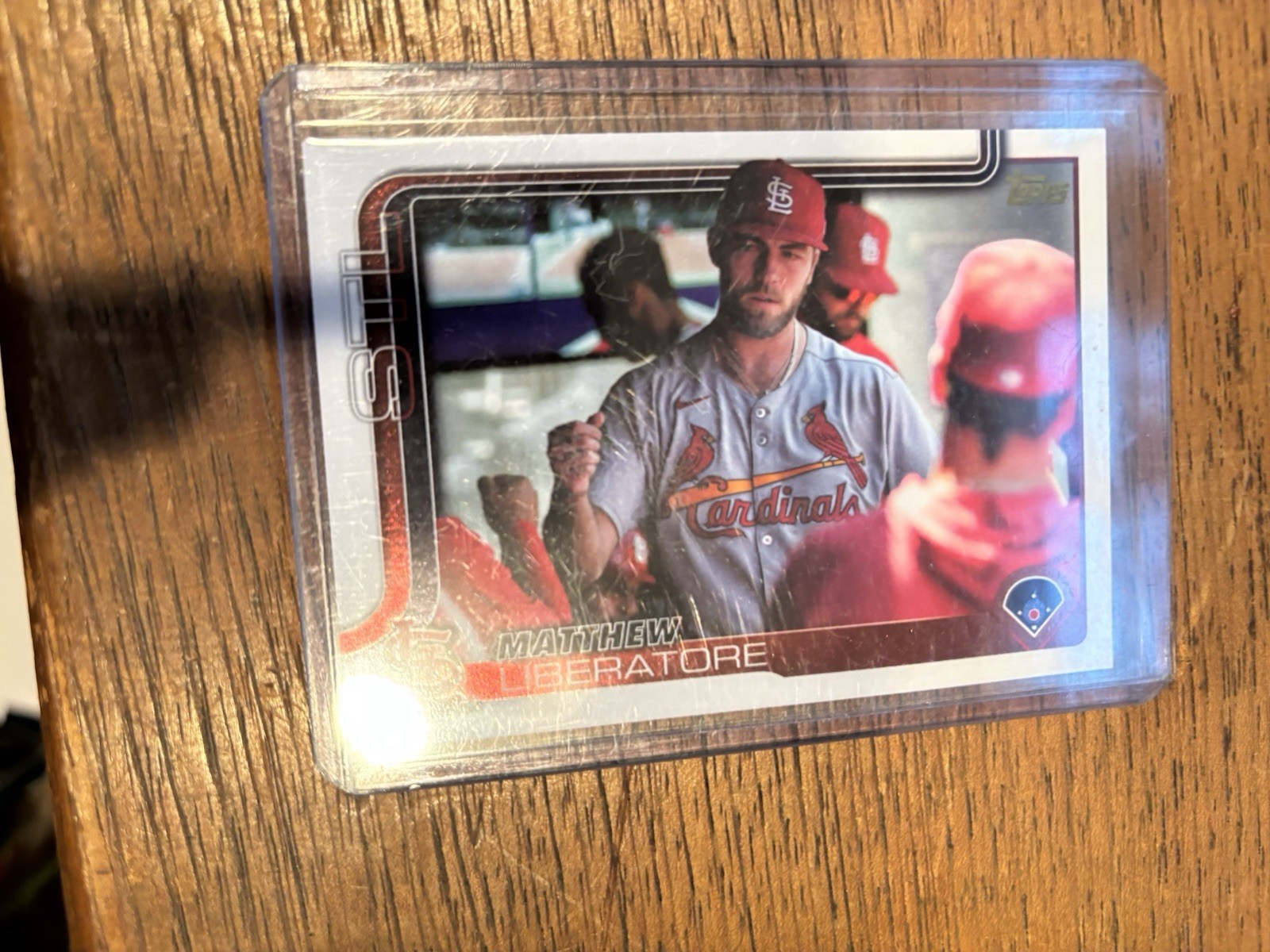 2025 Topps Update #US185 Matthew Liberatore Golden Mirror Varation