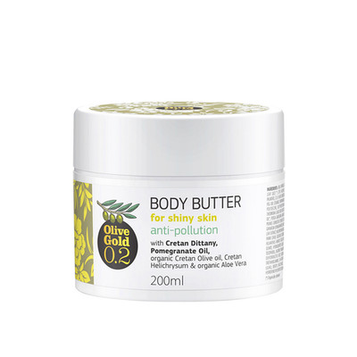 OLIVE GOLD 0.2 Bodybutter für strahlende Haut 200ml, Naturkosmetik Kreta (00511)