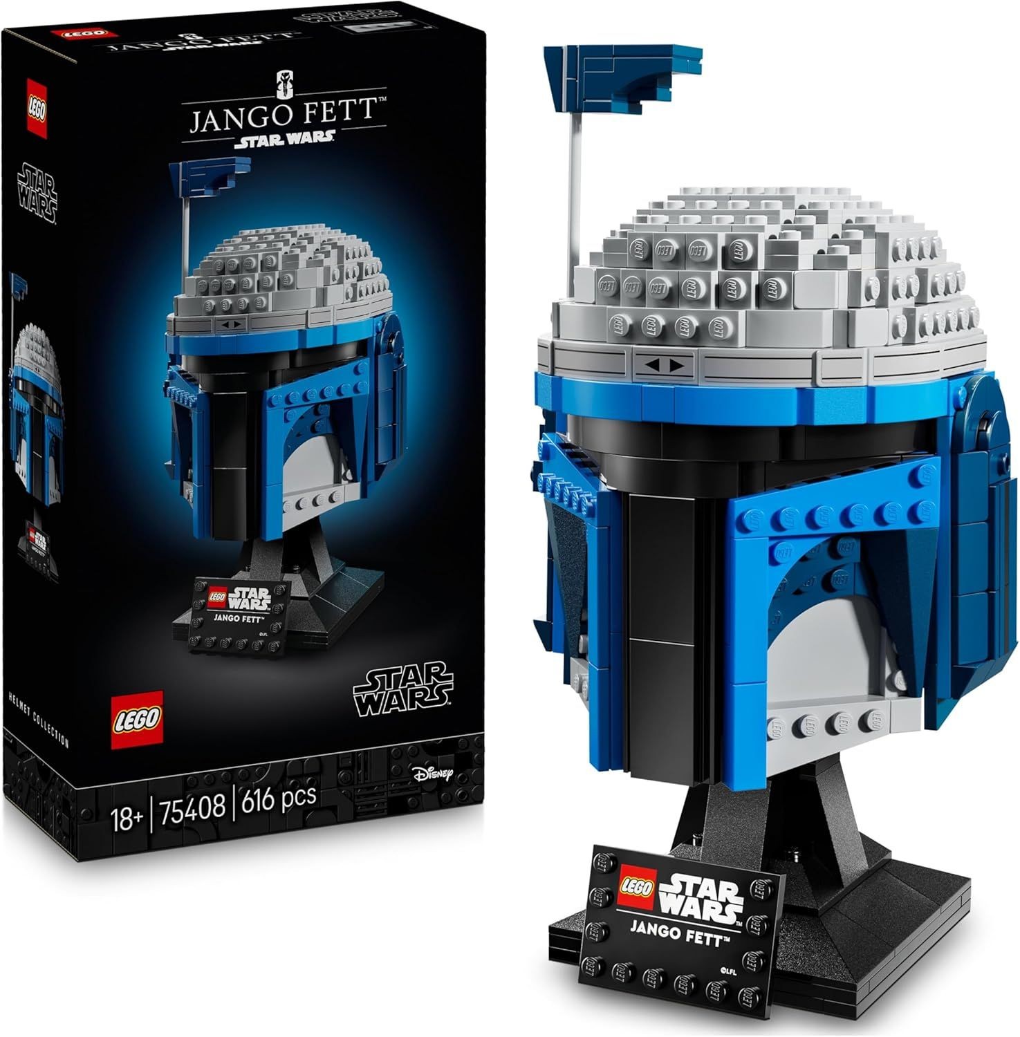Gadget - Lego: 75408 - Star Wars - Casco Di Jango Fett - Lego