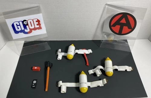 Vintage Hasbro GI Joe Adventure Team Original Emergency Rescue Set parts lot