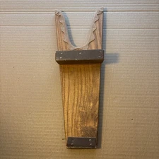 Wooden Boot Jack Puller English Western Apparel Tack Myrna's Boots n Bits 11.5"