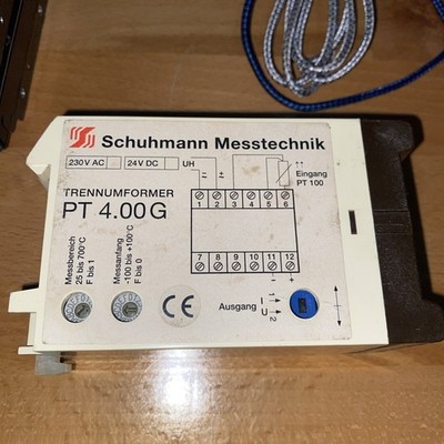 Schuhmann Messtechnik PT 4.00G Isolating Converter 220V 24V 0...100 °C 0...400°C