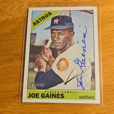 JOE GAINES Signed 2015 Topps Heritage 