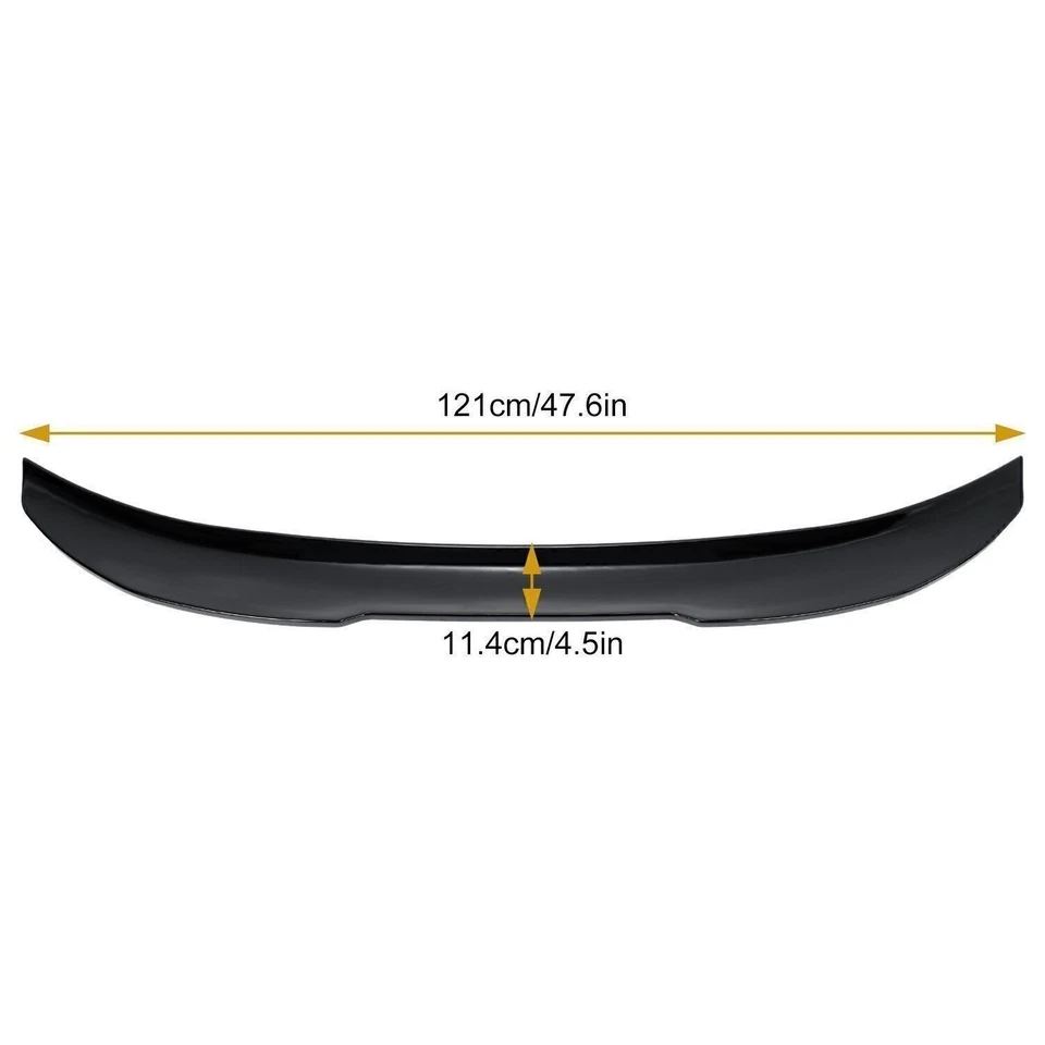 Alerón trasero negro brillante estilo PSM para BMW Serie 4 F32 428i 430i 435i 440i Foto 4 de 4