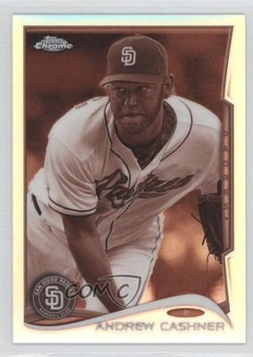 2014 Topps Chrome Sepia Refractor 32/75 Andrew Cashner #197 b9e