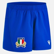 RUGBY WŁOCHY ITALIA – MATCH SHORTS SPODNIE HOME - MACRON - Sezon 22/23