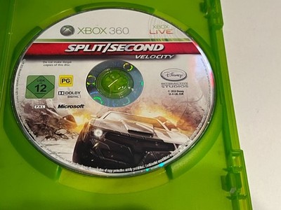 SPLIT/SECOND VELOCITY (MICROSOFT XBOX 360 GAME, PG) DISC ONLY