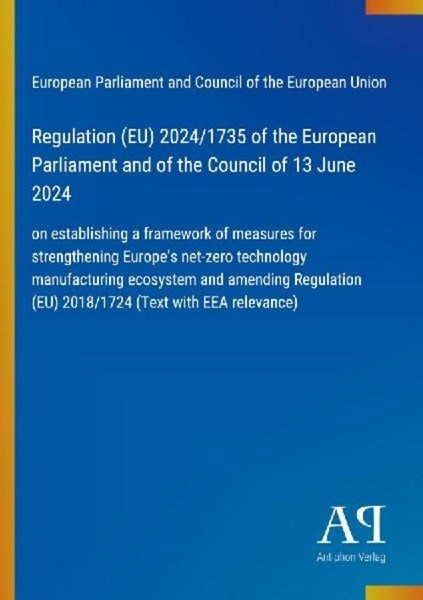 Regulation (Eu) 2024/1735 Of The European Parliament And Of The Council Of 13 Ju-image