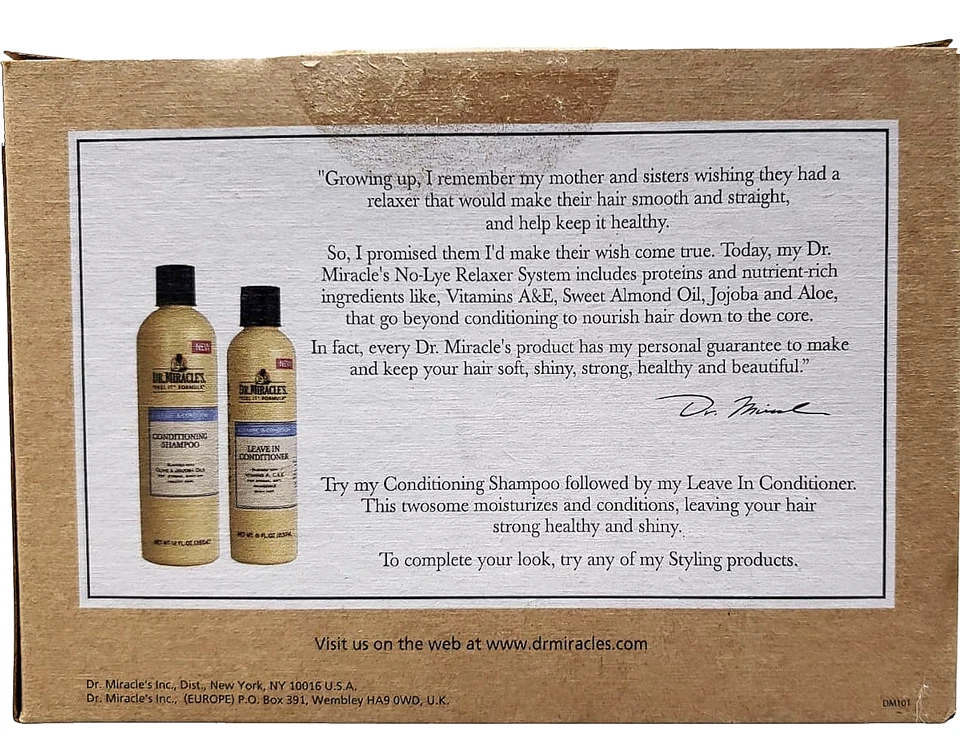 Dr. Kit Relajante Miracle's Nuevo Crecimiento No Lye, Regular, 1 Cuenta Foto 4 de 4