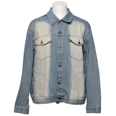 John F.Gee, Jeansjacke, Herren, Größe: 56/58, Blau/Weiß/Mehrfarbig #f10