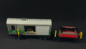 LEGO World City: Cargo Train #4512 - 98% Complete Missing 1 Minifig & Stickers