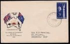 1955 USA FRIENDSHIP ON CHALLIS FIRST DAY COVER - ADDRESSED (RU11445)