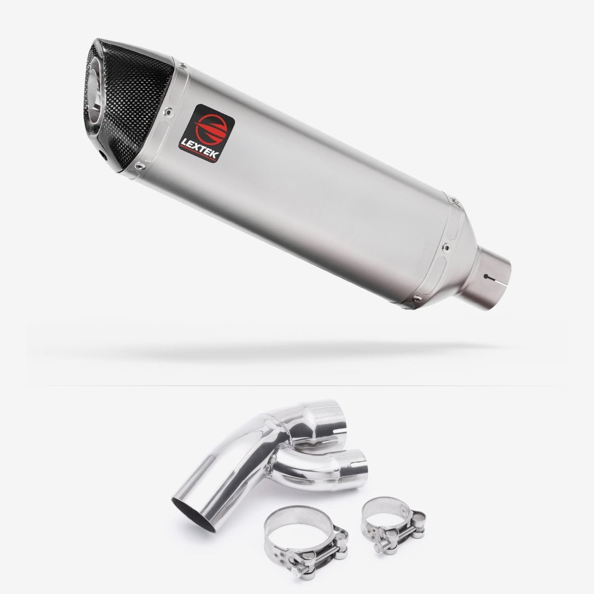 Lextek Slip-on Stainless Steel 300mm Exhaust for BMW S1000 XR 15-19