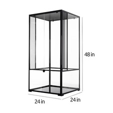 4 X 2X 2 Tall Reptile Tank Terrarium Knock-Down Front-Openning Doors 120 Gallon