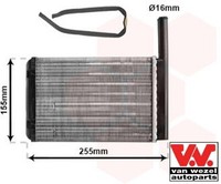 VAN Wezel 18006134 WäRmetauscher FüR Innenraumheizung HeizungsküHler