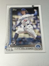2025 Topps Series 1 Baseball JUSTIN WROBLESKI #204 Rookie Los Angeles Dodgers