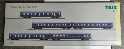 Blaue Enzian (DB) Personenwagen für Modellbahnen der Spur H0