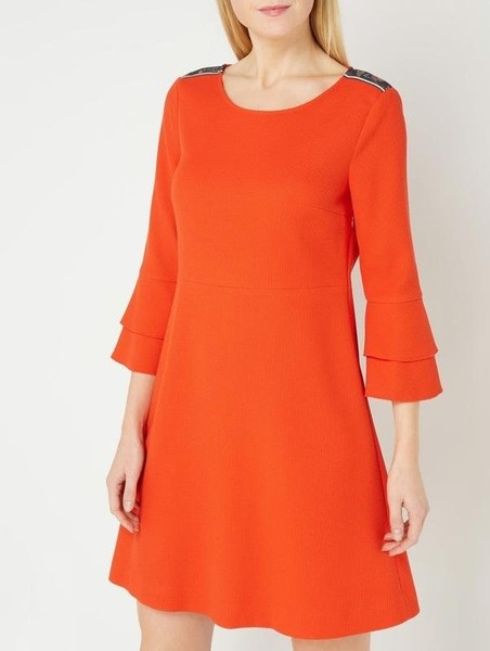 Women BOSS Orange Dress Red Viscose 44