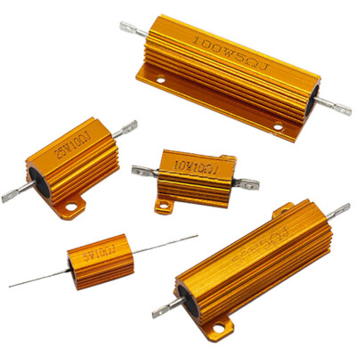 5W 10W 25W 50W 100W Power Aluminium Drahtwiderstand Lastwiderstand 0.1Ω - 100KΩ