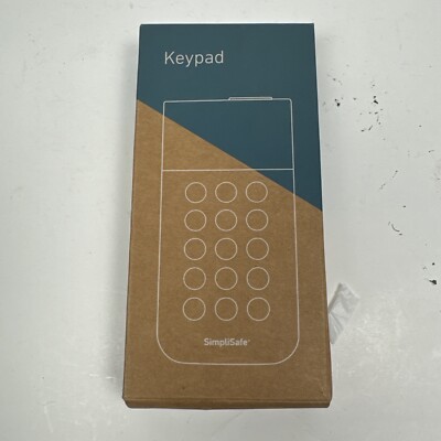 SimpliSafe SSKP3-W Keypad White Wireless Touch-to-Wake Smash Safe