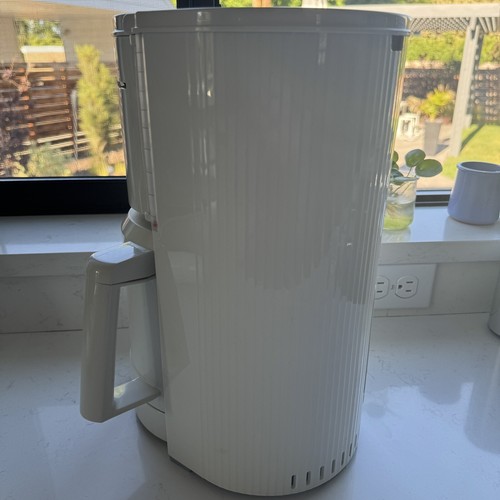 Vtg Braun Aromaster Coffee Maker 3090F & RARE Thermal Steel Carafe 10 Cup 80s - Picture 6 of 19