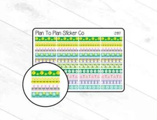 2197~~Easter Dividers  Planner Stickers.