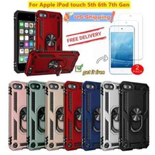 NEW Shockproof Case for Apple iPod Touch 5th 6th 7th Gen 2pcs Screen Protectors