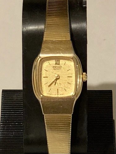Vintage Seiko Women’s Watch~17mm Gold Tone~2Y00-5A59 ~New Battery🔋✅~Safe Chain