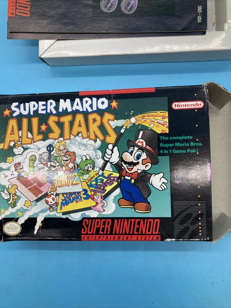 Jogo Super Mario All Stars + Super Mario World - Super Nintendo