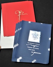 Hallmark Christmas Cards, Santa Claus Wildlife, Qty 8, unused with envelopes