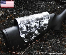 USA Skull Cheek Riser Limited Edition .093 Razor Rest USA Kydex Adjustable Pad