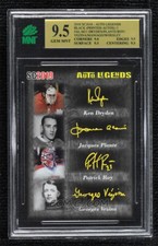 2018-19 SC2019 Dryden Plante Roy Vezina Maniago Worsley Durnan MNT 9.5 BLACK 1/1