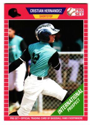 2021 Cristian Hernandez Leaf Pro Set Rookie Red - Chicago Cubs