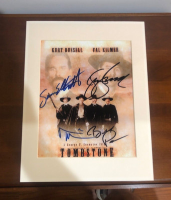 Tombstone Movie Glossy Print, 10 x 13 with Matting Print is Mass Produced Piece 