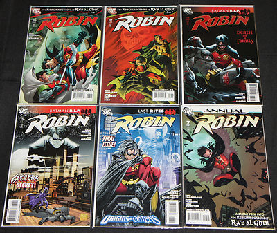 Modern DC ROBIN VOL. 4 6pc Count High Grade Comic Lot Batman Andy ...
