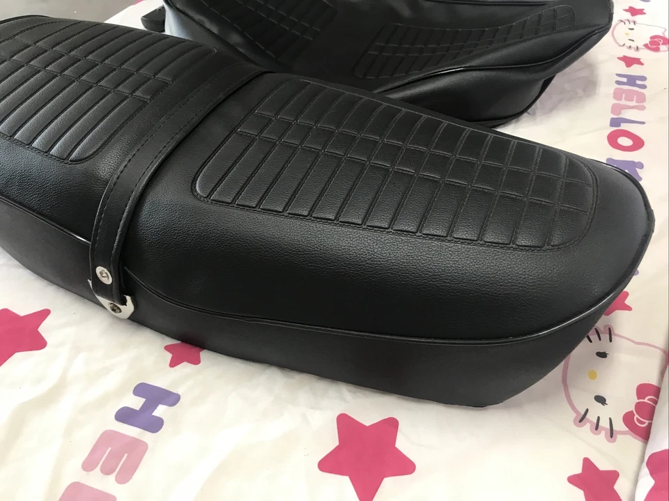 FUNDA ASIENTO HONDA CB360 CB360T MODELO 1975 A 1976 + CORREA (H*-98) Foto 4 de 4