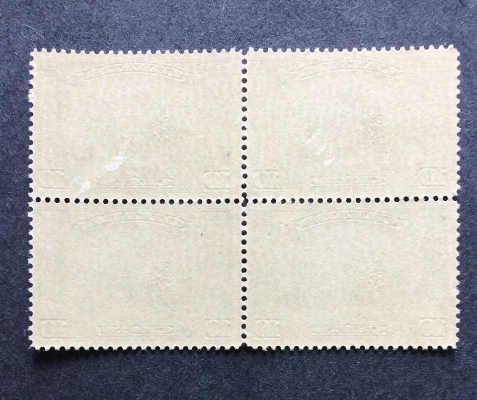 BroadviewStamps Canada #155 MNH F block.  Some tiny gum stuck down spots. CV$130 - Image 2 of 2