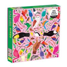 Kaleido-Birds 500 Piece Jigsaw Puzzle Mudpuppy New