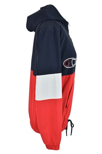 CHAMPION Red Windbreaker Jacket size S Boys Half Zip Pullover Outdoors Outerwear - Picture 2 of 6