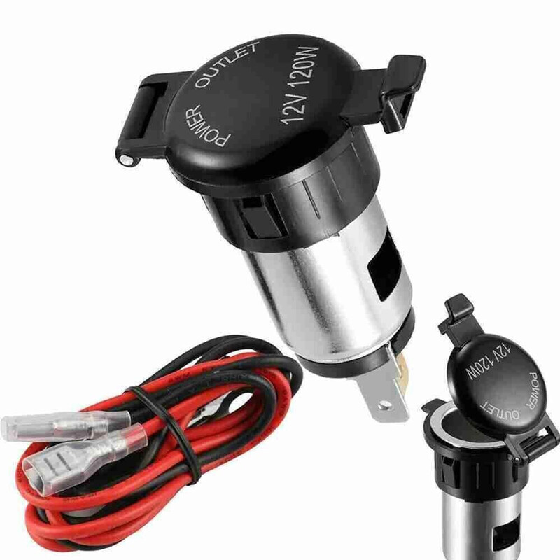 Car Cigarette Lighter 12v Car Charger Female Seat Waterproof Plastic Cover