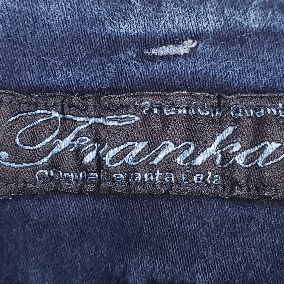 Pantalones de mezclilla Franka para mujer talla 11 cintura ancha 30 muslo acanalado Perú Leyanta Cola únicos  Foto 3 de 4