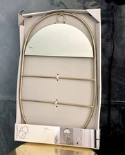 Target Project 62  Display Gold Mirror Organiser For Jewellery Hair Accessories.